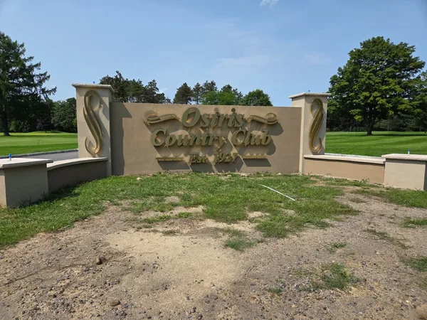 Osiris Country Club monument sign by Marv'les Signs