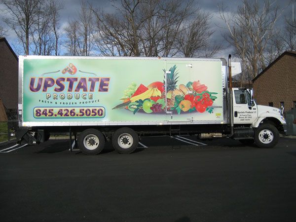 Vehicle lettering and graphics by Marv'les Signs